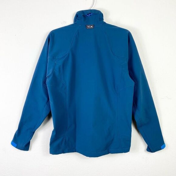 Adidas Men’s Teal Blue Climaproof Outdoor Weather Resistant Zip Up Jacket Size S - Picture 2 of 8